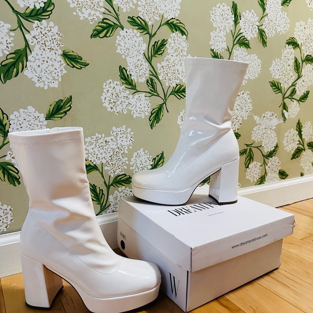 White Platform Boots